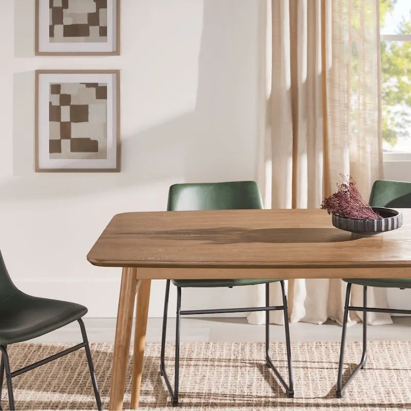 Table à manger en bois Mid-Century Modern de 150 cm