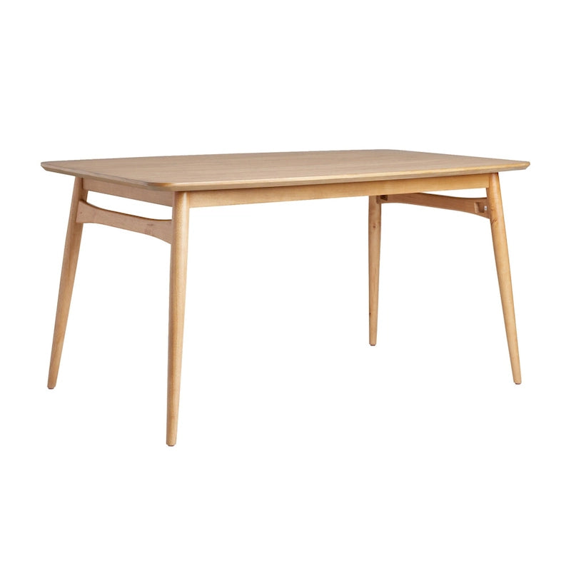 Table à manger en bois Mid-Century Modern de 150 cm