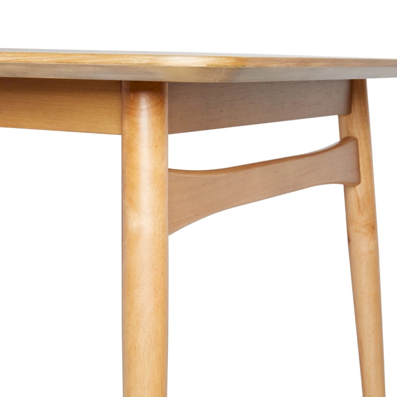 Table à manger en bois Mid-Century Modern de 150 cm