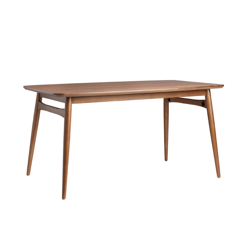 Table à manger en bois Mid-Century Modern de 150 cm