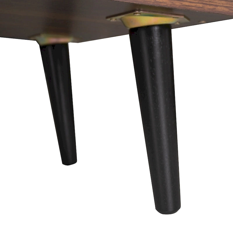 Meuble TV de 160 cm avec 2 portes et des compartiments ouverts