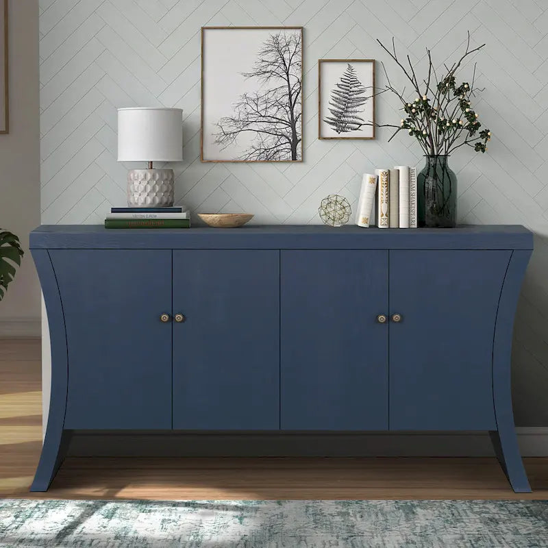 Bahut/buffet de 150 cm avec rangement – Credenza moderne à 4 portes