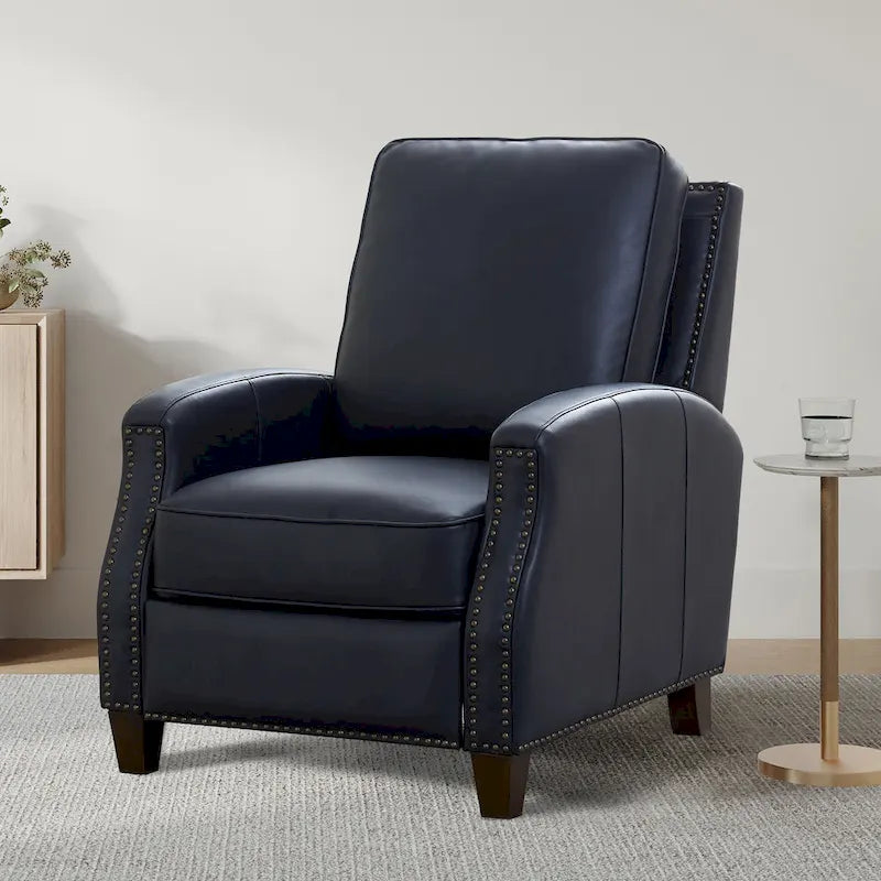 Fauteuil inclinable à pousser en similicuir
