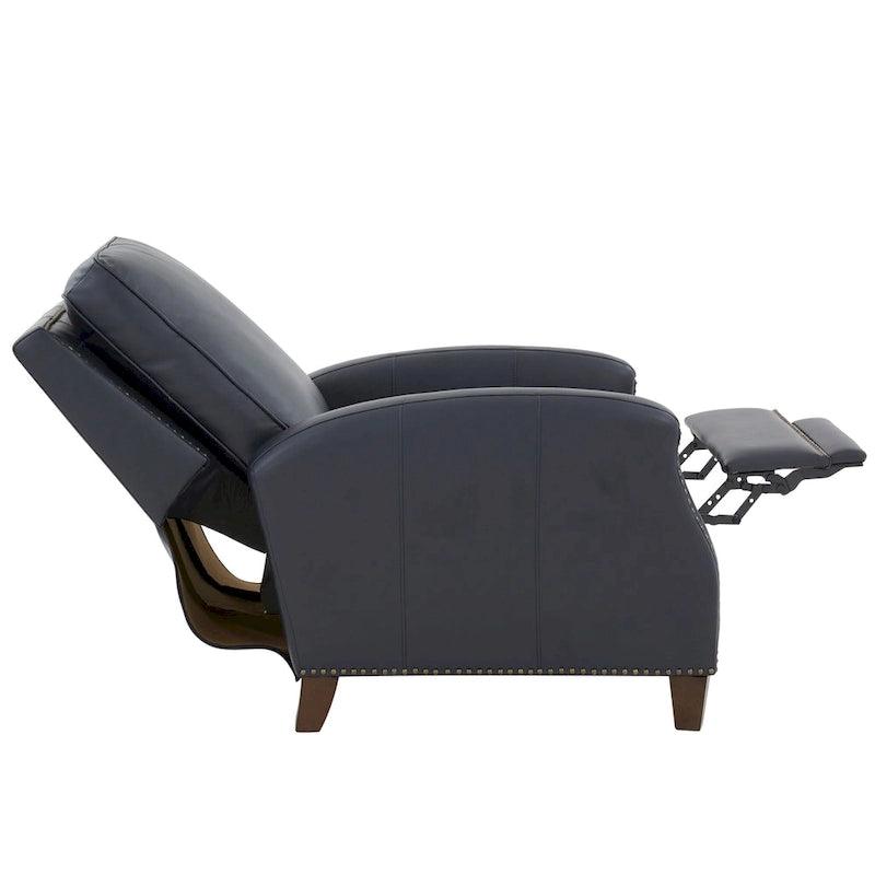 Fauteuil inclinable à pousser en similicuir