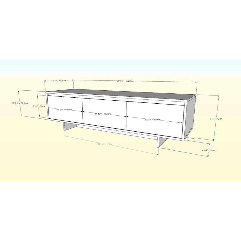 Meuble TV de 150 cm