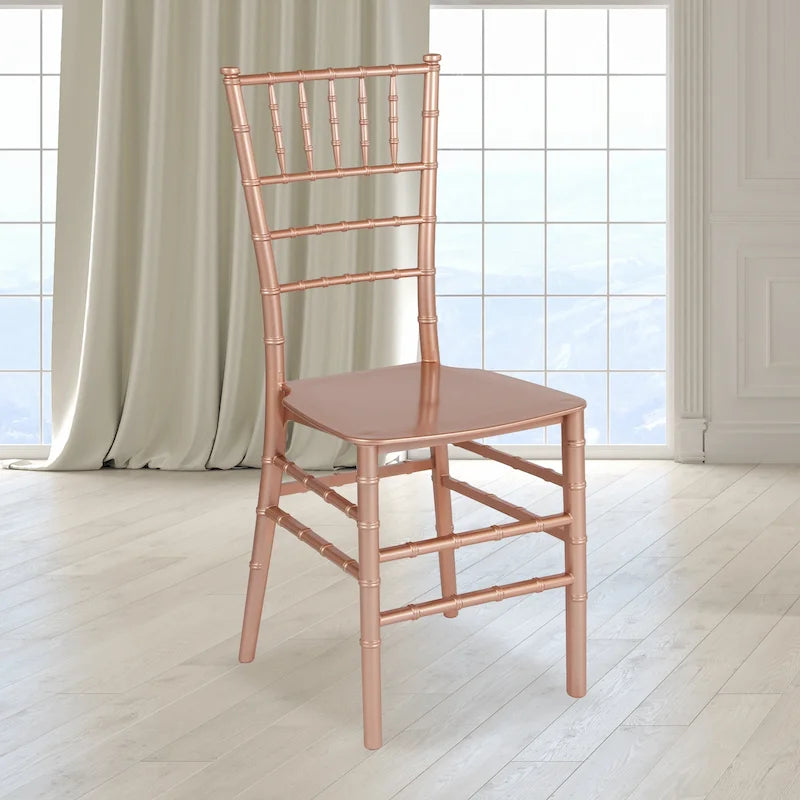 Chaise empilable en résine - 15L x 18,75P x 35H