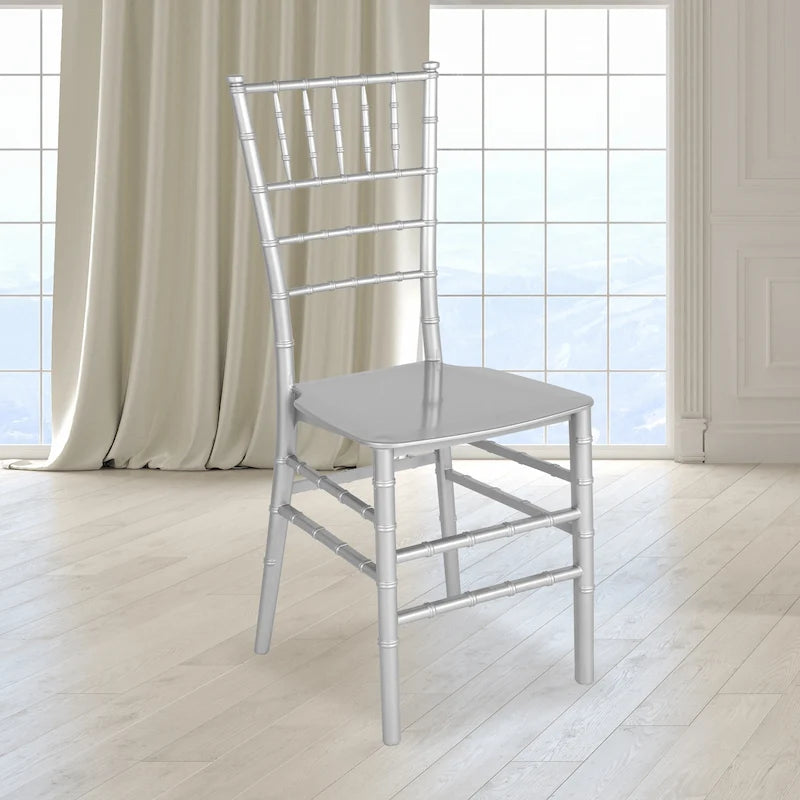 Chaise empilable en résine - 15L x 18,75P x 35H
