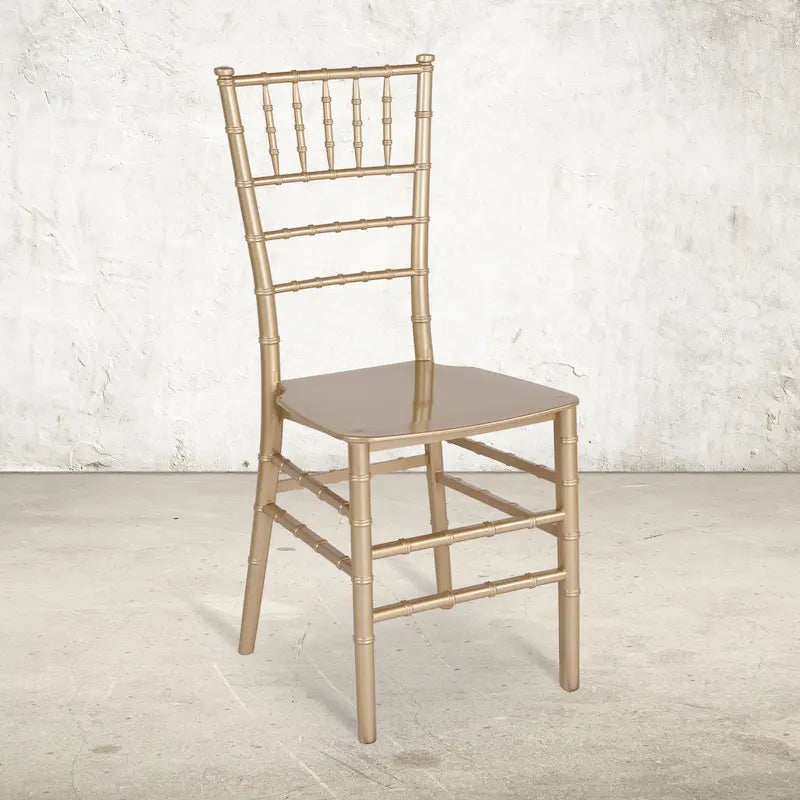Chaise empilable en résine - 15L x 18,75P x 35H