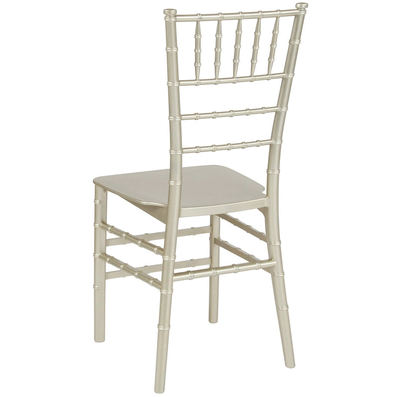 Chaise empilable en résine - 15L x 18,75P x 35H