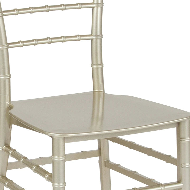 Chaise empilable en résine - 15L x 18,75P x 35H