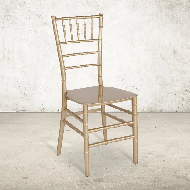 Chaise empilable en résine - 15L x 18,75P x 35H