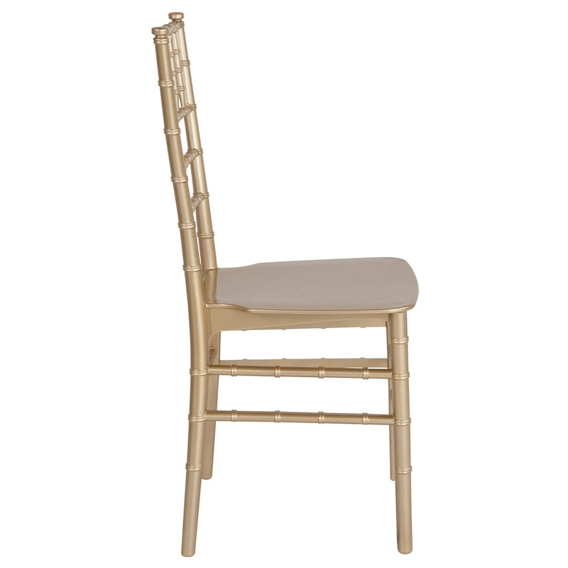 Chaise empilable en résine - 15L x 18,75P x 35H