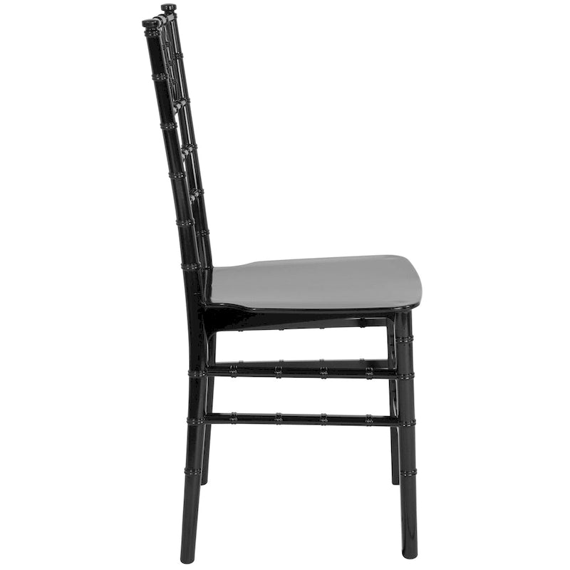 Chaise empilable en résine - 15L x 18,75P x 35H