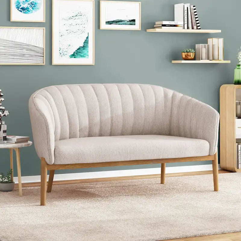 Causeuse Mid-Century Modern Glamour