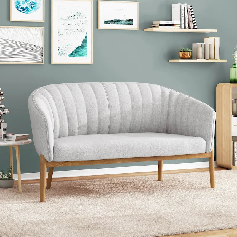 Causeuse Mid-Century Modern Glamour