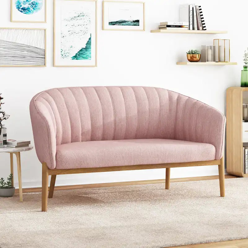 Causeuse Mid-Century Modern Glamour