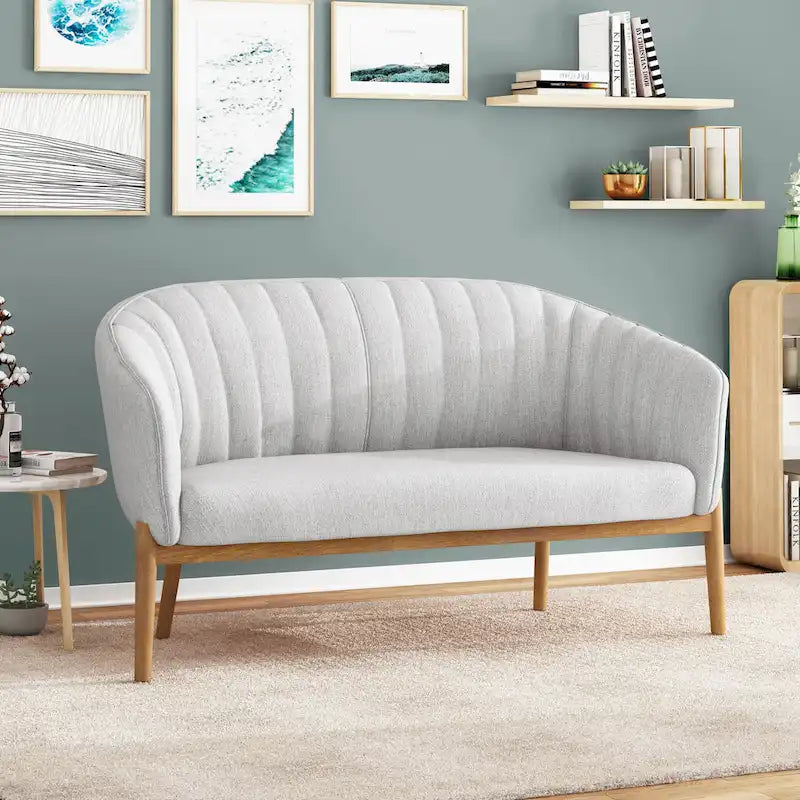 Causeuse Mid-Century Modern Glamour