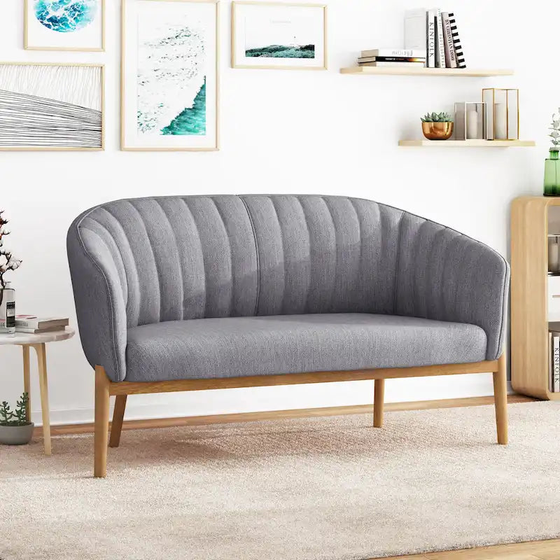 Causeuse Mid-Century Modern Glamour