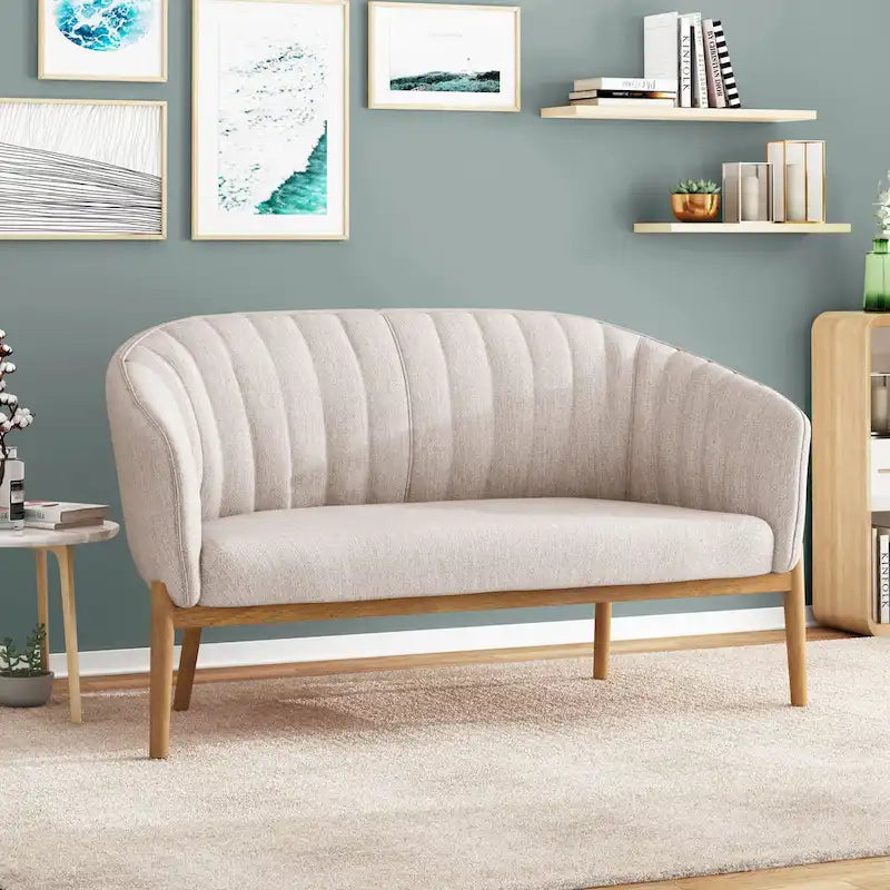 Causeuse Mid-Century Modern Glamour