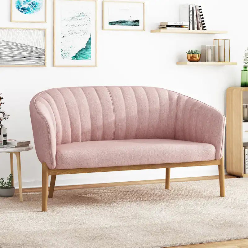 Causeuse Mid-Century Modern Glamour