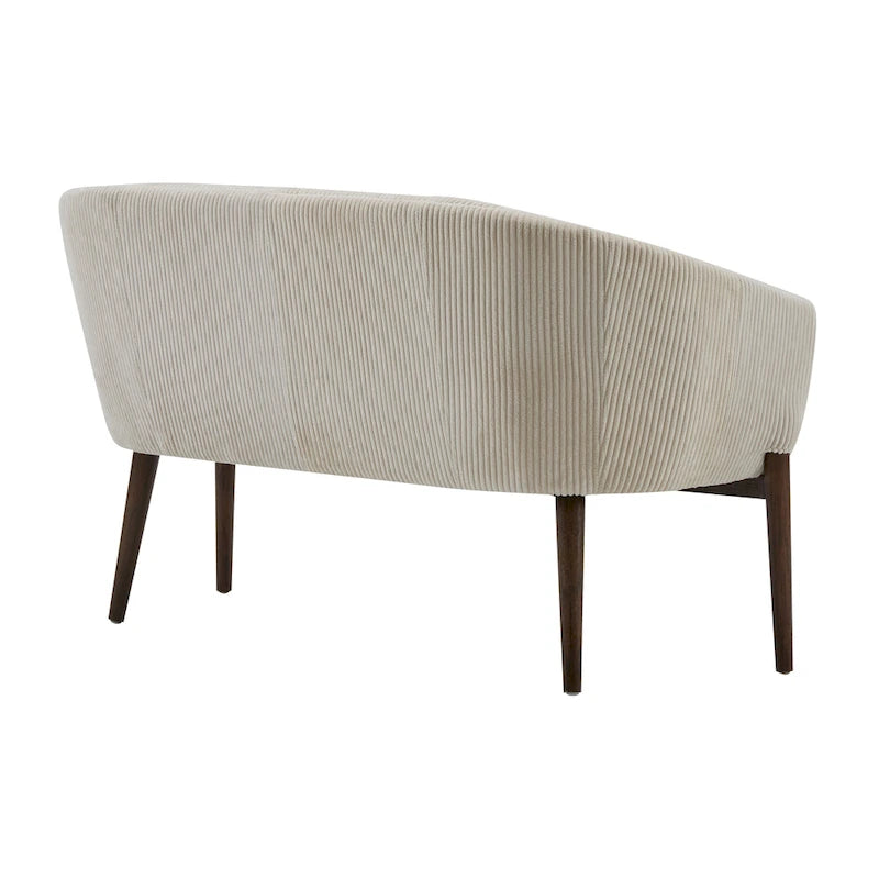 Causeuse Mid-Century Modern Glamour