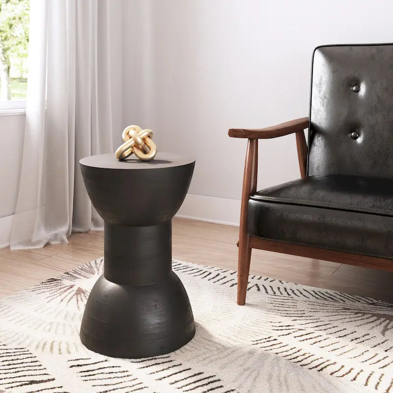 Table d'appoint noire