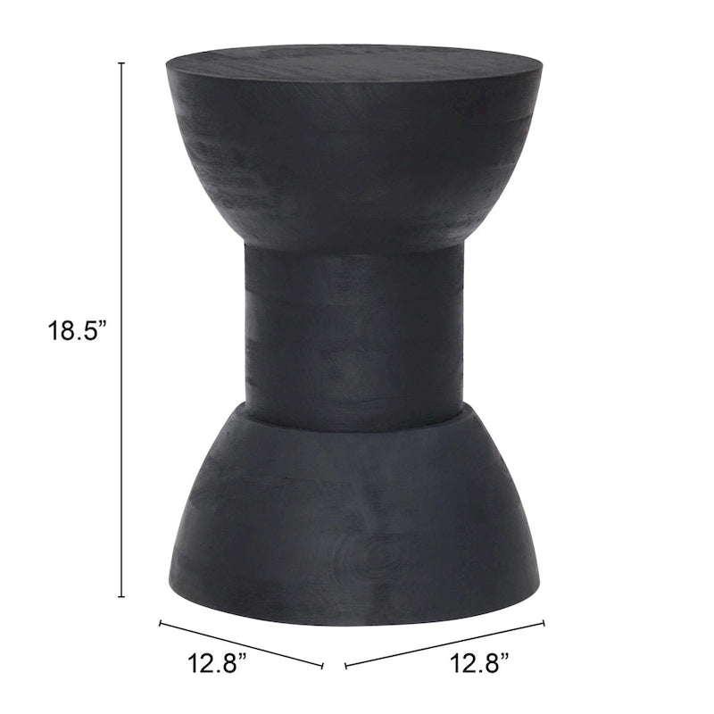 Table d'appoint noire