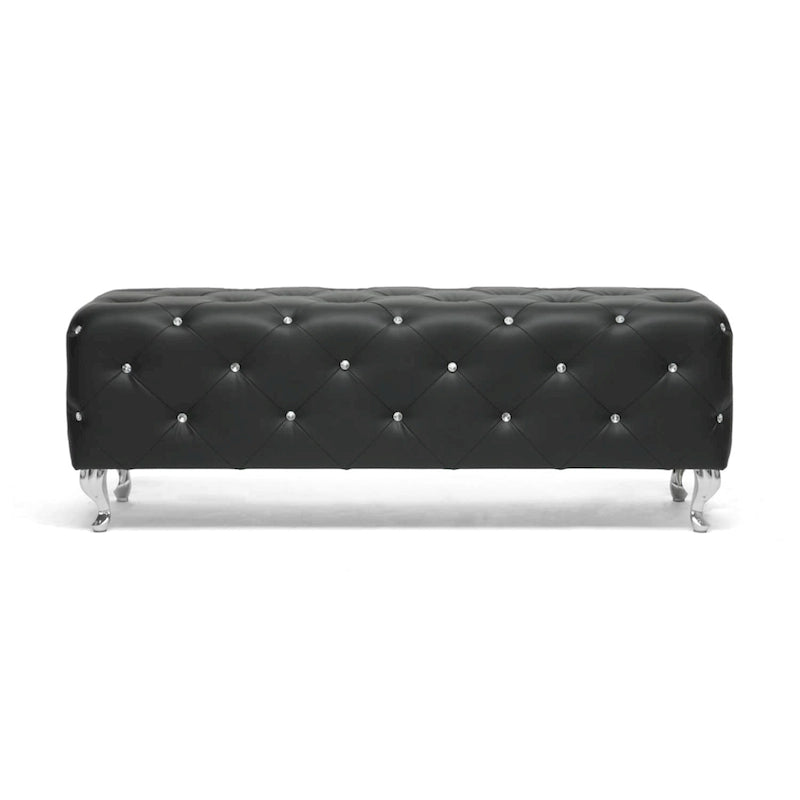 Banc moderne capitonné de cristaux