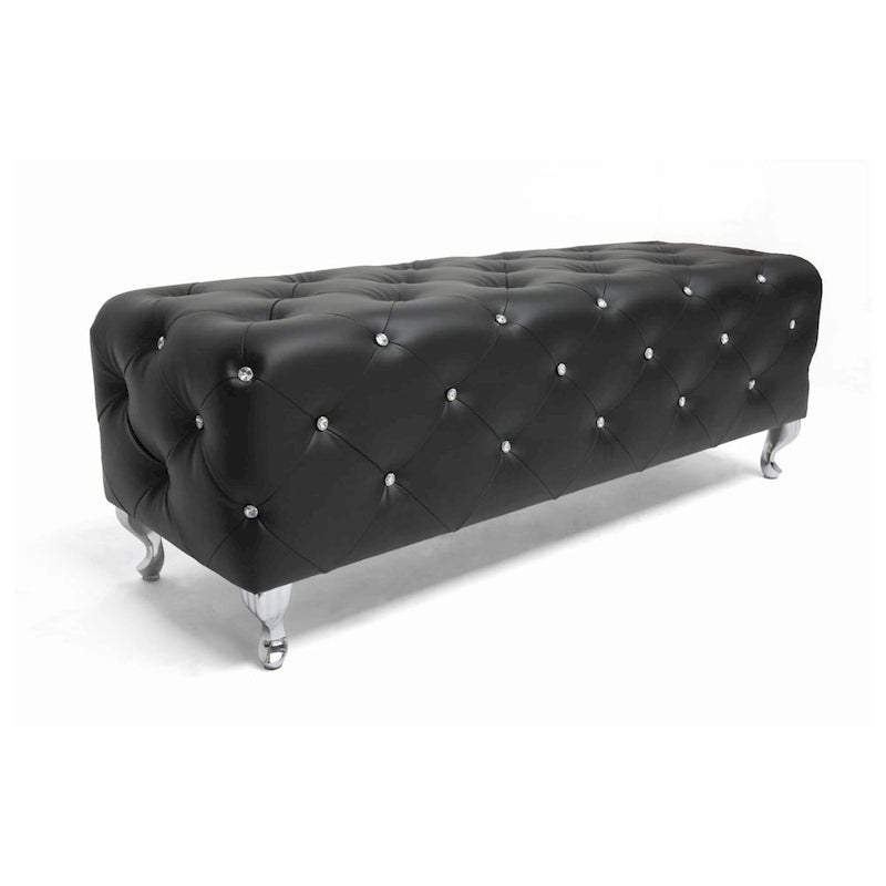 Banc moderne capitonné de cristaux