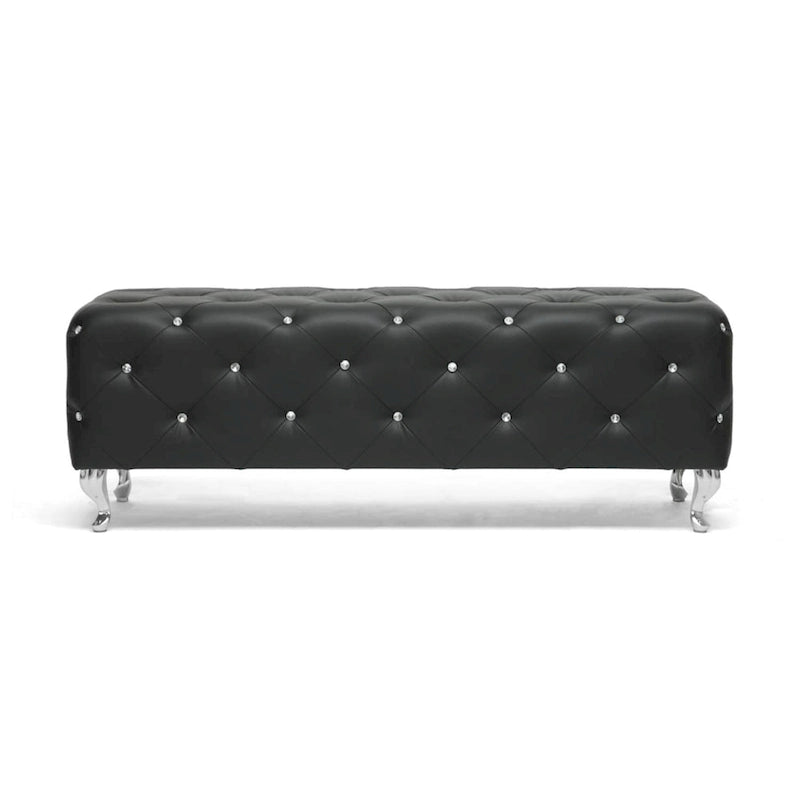 Banc moderne capitonné de cristaux