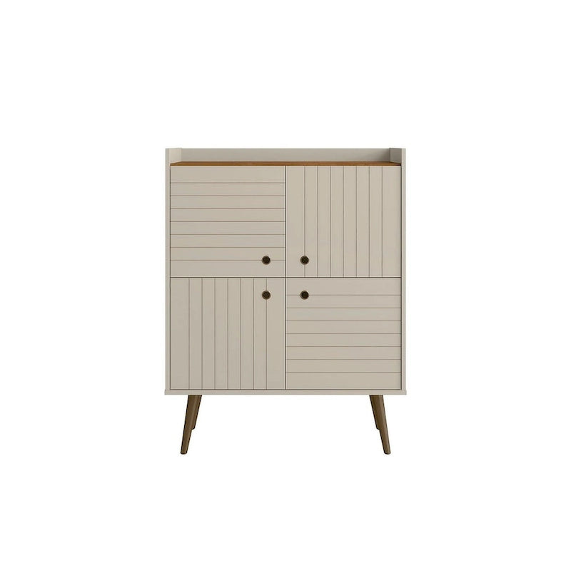 Meuble d'appoint moderne du milieu du siècle de 45,5 po