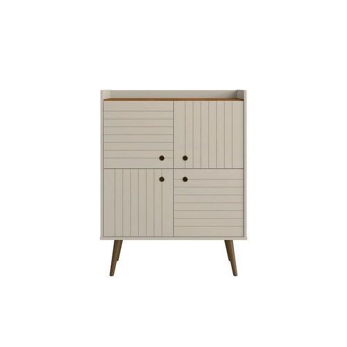 Meuble d'appoint moderne du milieu du siècle de 45,5 po