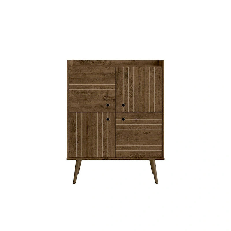 Meuble d'appoint moderne du milieu du siècle de 45,5 po
