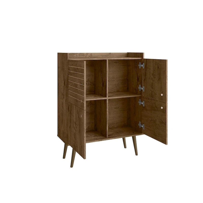 Meuble d'appoint moderne du milieu du siècle de 45,5 po
