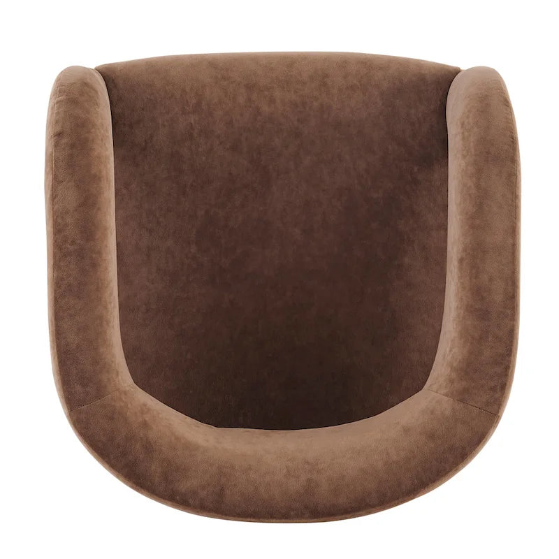 Chaise de salle à manger en velours