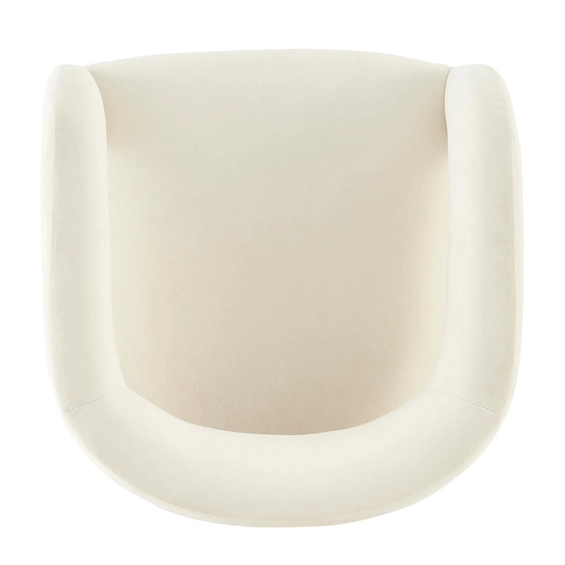 Chaise de salle à manger en velours
