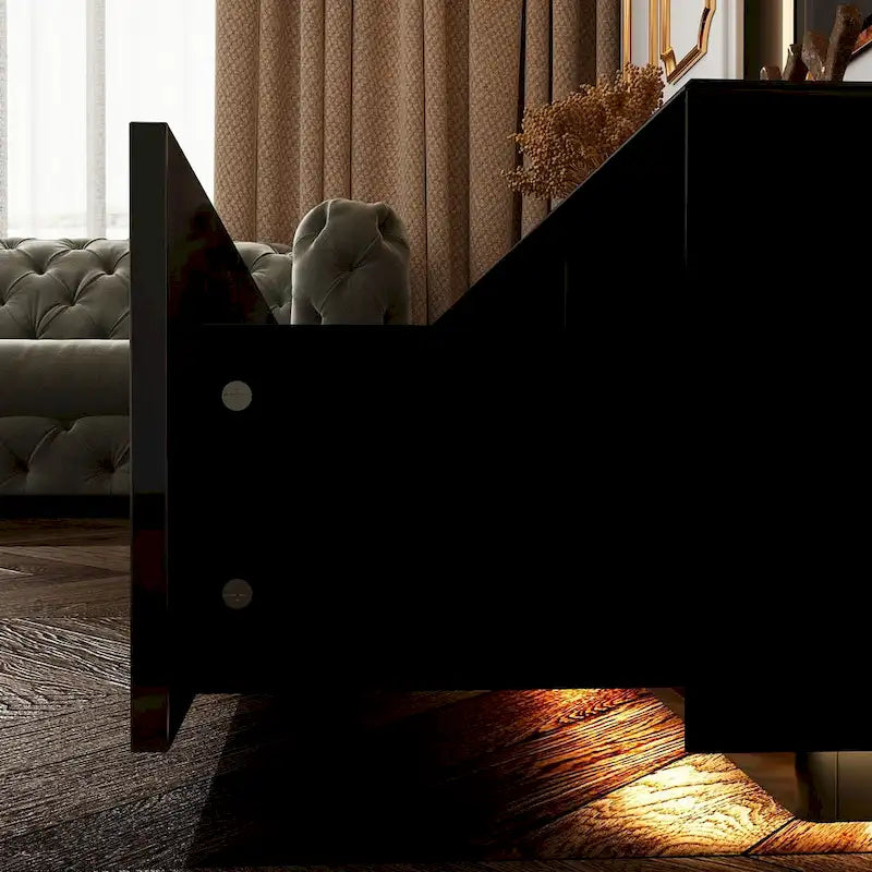 Console multimédia murale de 70,9" avec rangement
