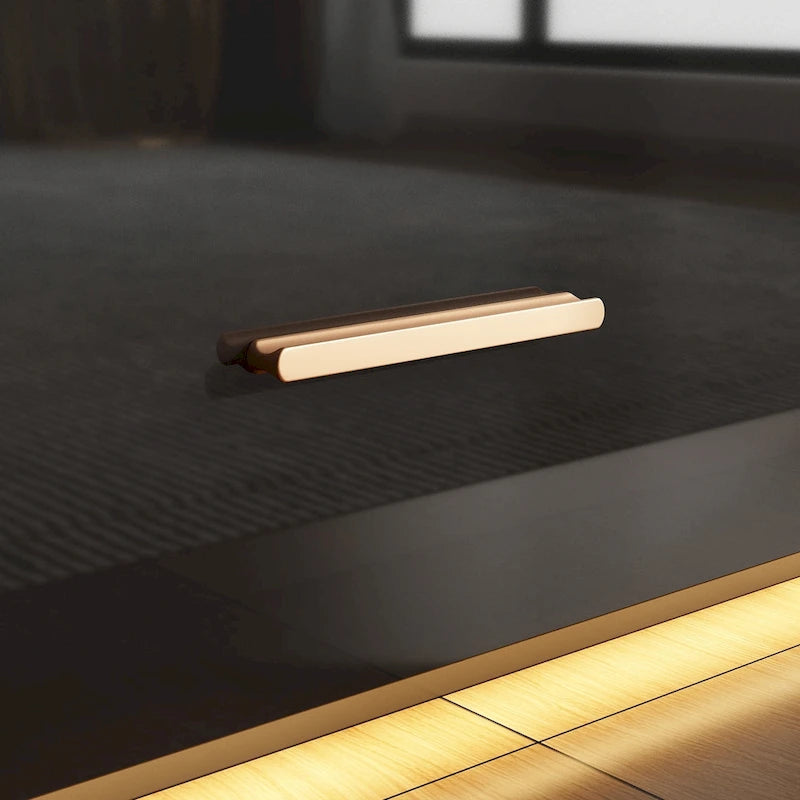 Console multimédia murale de 70,9" avec rangement