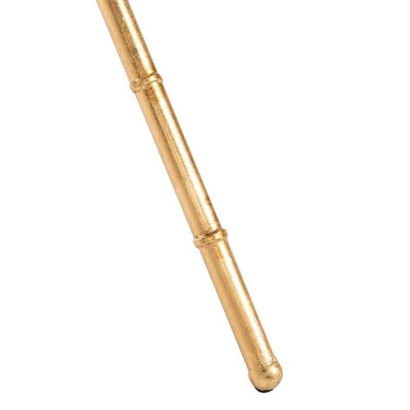 Table d'appoint en verre bronze-argenté - 37.4" x 19.7" x 17"