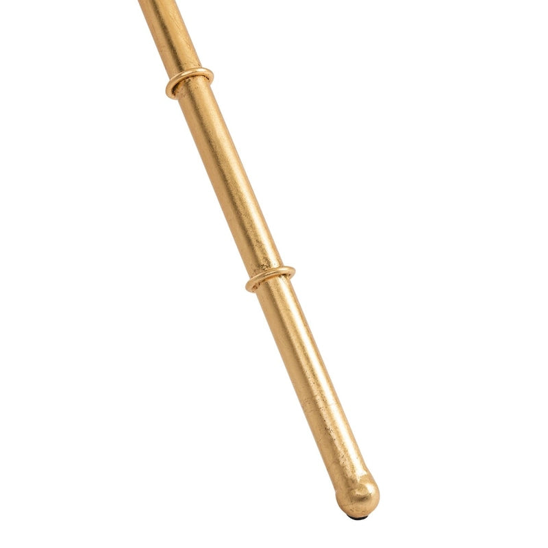 Table d'appoint en verre bronze-argenté - 37.4" x 19.7" x 17"