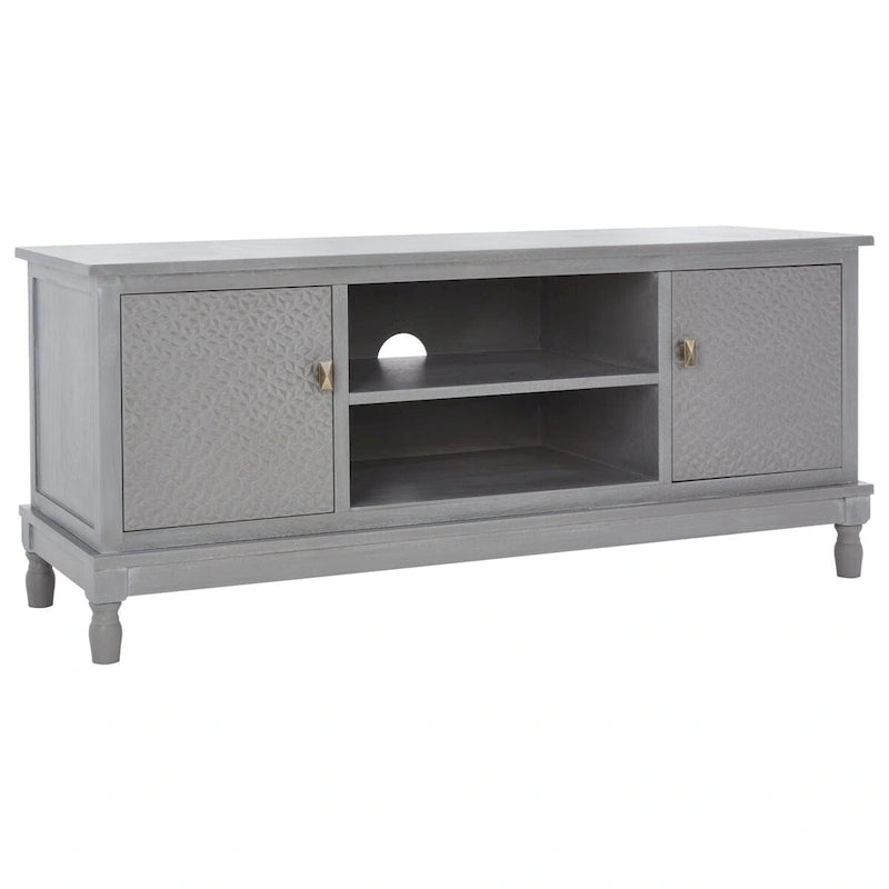 Meuble TV 2 portes 1 étagère - 47 L x 16 P x 20 H