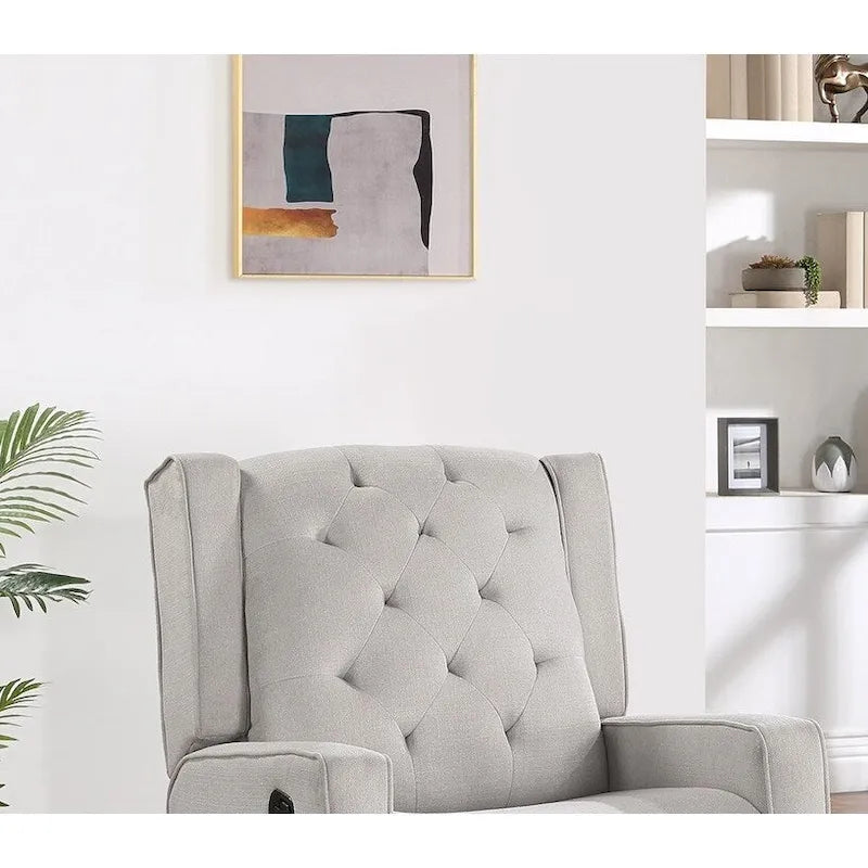 Fauteuil inclinable pivotant et coulissant à mécanisme manuel