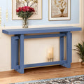 Console industrielle avec plateau en béton – Table extra longue pour entrée et couloir