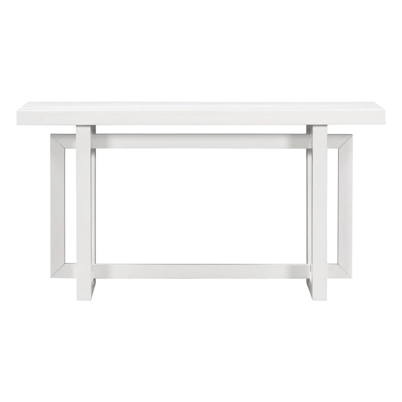 Console industrielle avec plateau en béton – Table extra longue pour entrée et couloir