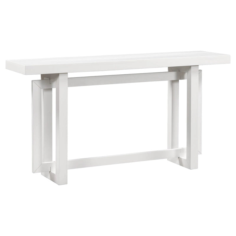 Console industrielle avec plateau en béton – Table extra longue pour entrée et couloir