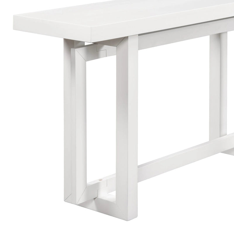 Console industrielle avec plateau en béton – Table extra longue pour entrée et couloir