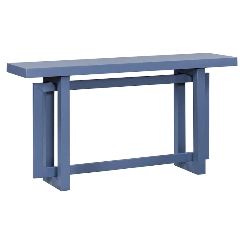 Console industrielle avec plateau en béton – Table extra longue pour entrée et couloir
