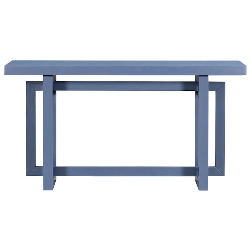 Console industrielle avec plateau en béton – Table extra longue pour entrée et couloir