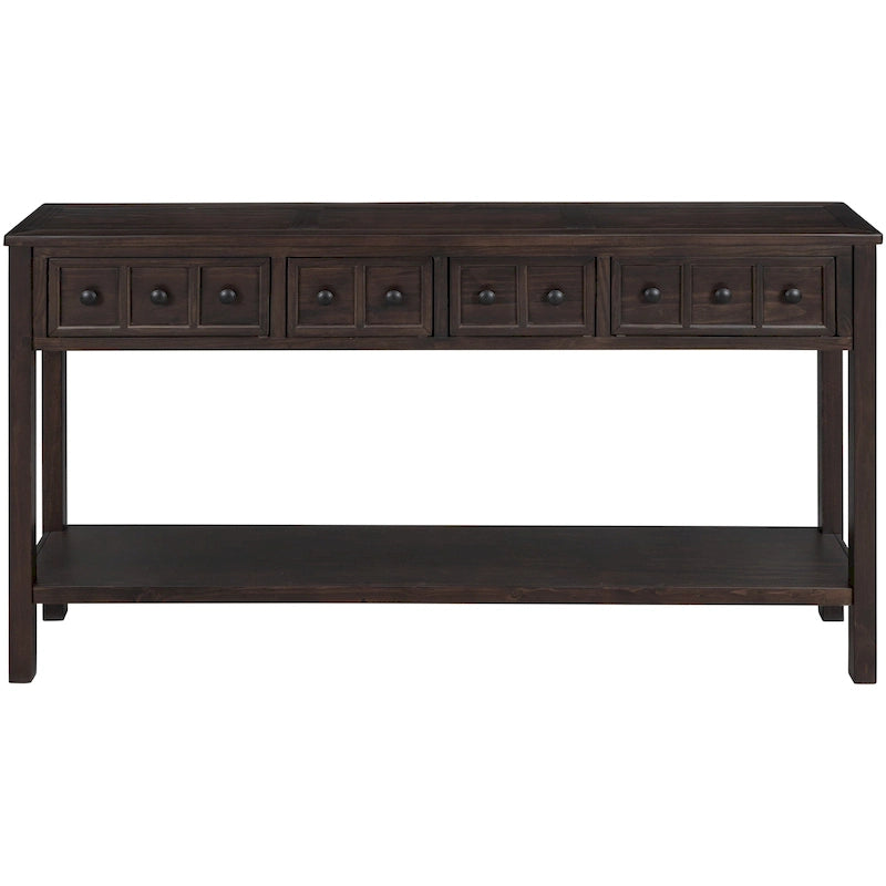 Console d'entrée rustique avec rangement