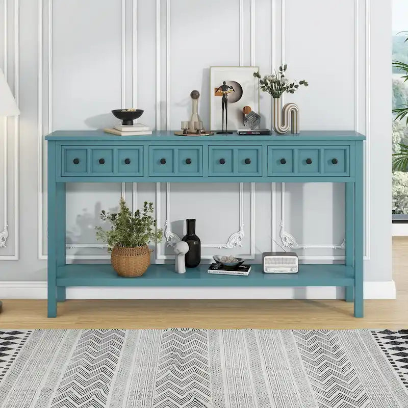 Console d'entrée rustique avec rangement